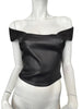 Thumbnail for JITROIS LEATHER CORSET TOP