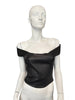 Thumbnail for JITROIS LEATHER CORSET TOP