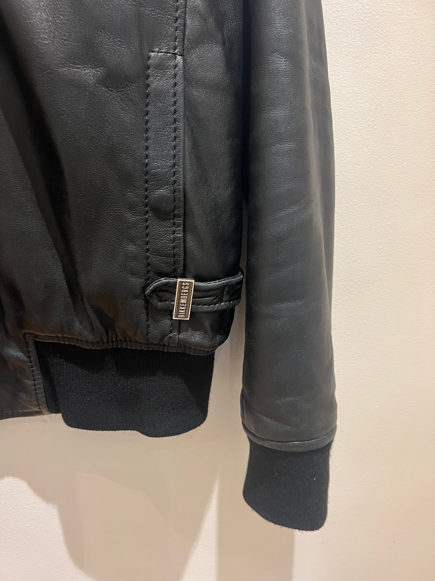 BIKKEMBERGS LEATHER JACKET