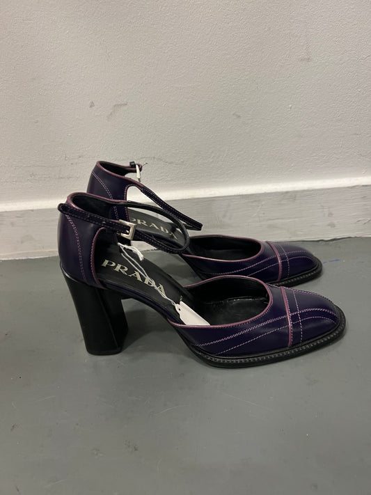 PRADA HEEL, PURPLE