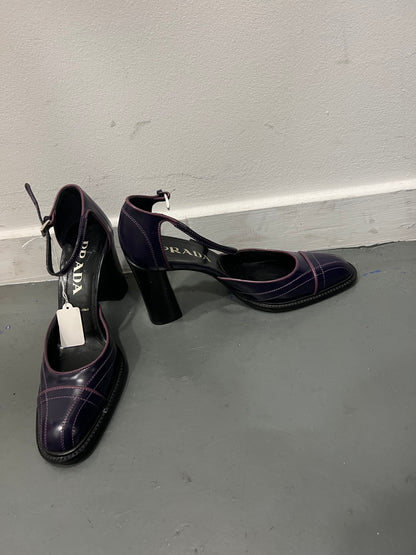 PRADA HEEL, PURPLE